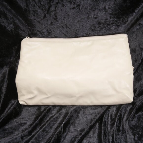 Tandem, clutch purse, taupe faux leather - Picture 2 of 5